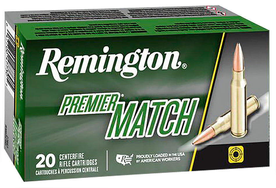 Remington 6.5mm Creedmoor Premier Match Sierra MatchKing Open Tip Match 140 Grain 20/Box