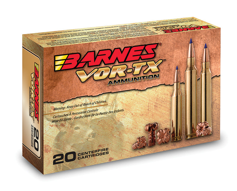 Barnes .25-06 Remington VOR-TX Tipped TSX Boat Tail 100 Grain 20/Box