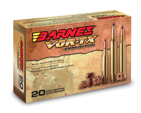Barnes .25-06 Remington VOR-TX Tipped TSX Boat Tail 100 Grain 20/Box