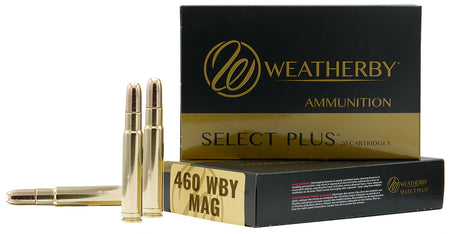 Weatherby .460 Wthby Mag Select Plus Barnes TSX Lead Free 450 Grain 20/Box