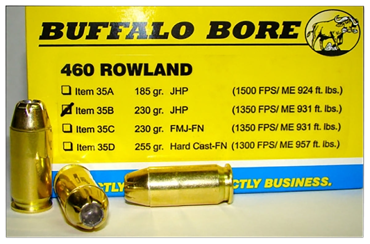 Buffalo Bore .460 Rowland Personal Defense Jacketed Hollow Point 230 Grain 20/Box