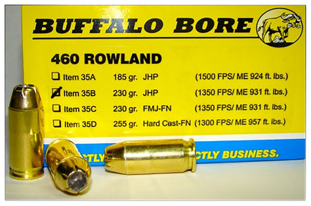 Buffalo Bore .460 Rowland Personal Defense Jacketed Hollow Point 230 Grain 20/Box