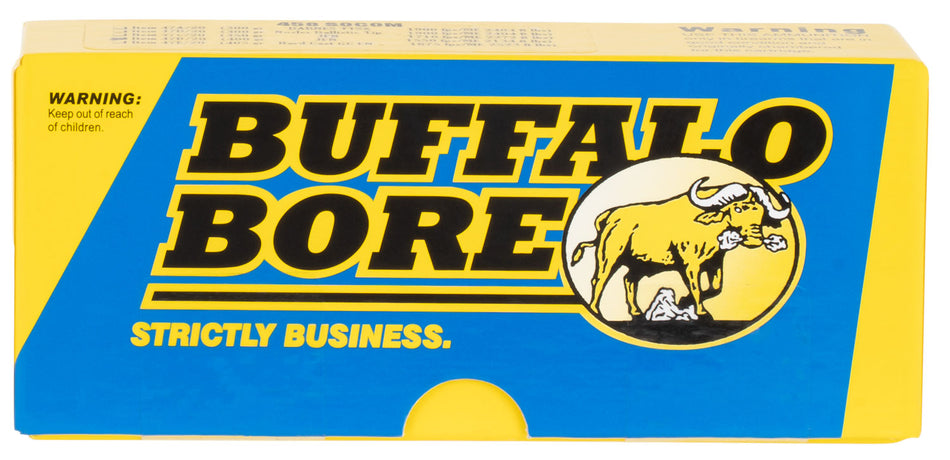 Buffalo Bore .458 SOCOM Hunting & Sniping Semi-Jacketed Flat Point 400 Grain 20/Box