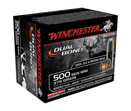 Winchester .500 S&W Mag Hollow Point Jacketed Hollow Point 375 Grain 20/Box