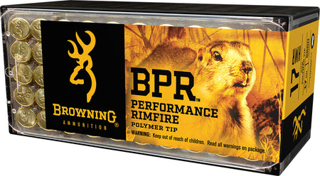 Browning .17 HMR BPR Performance Rimfire Performance Polymer Tip 17 Grain 50/Box