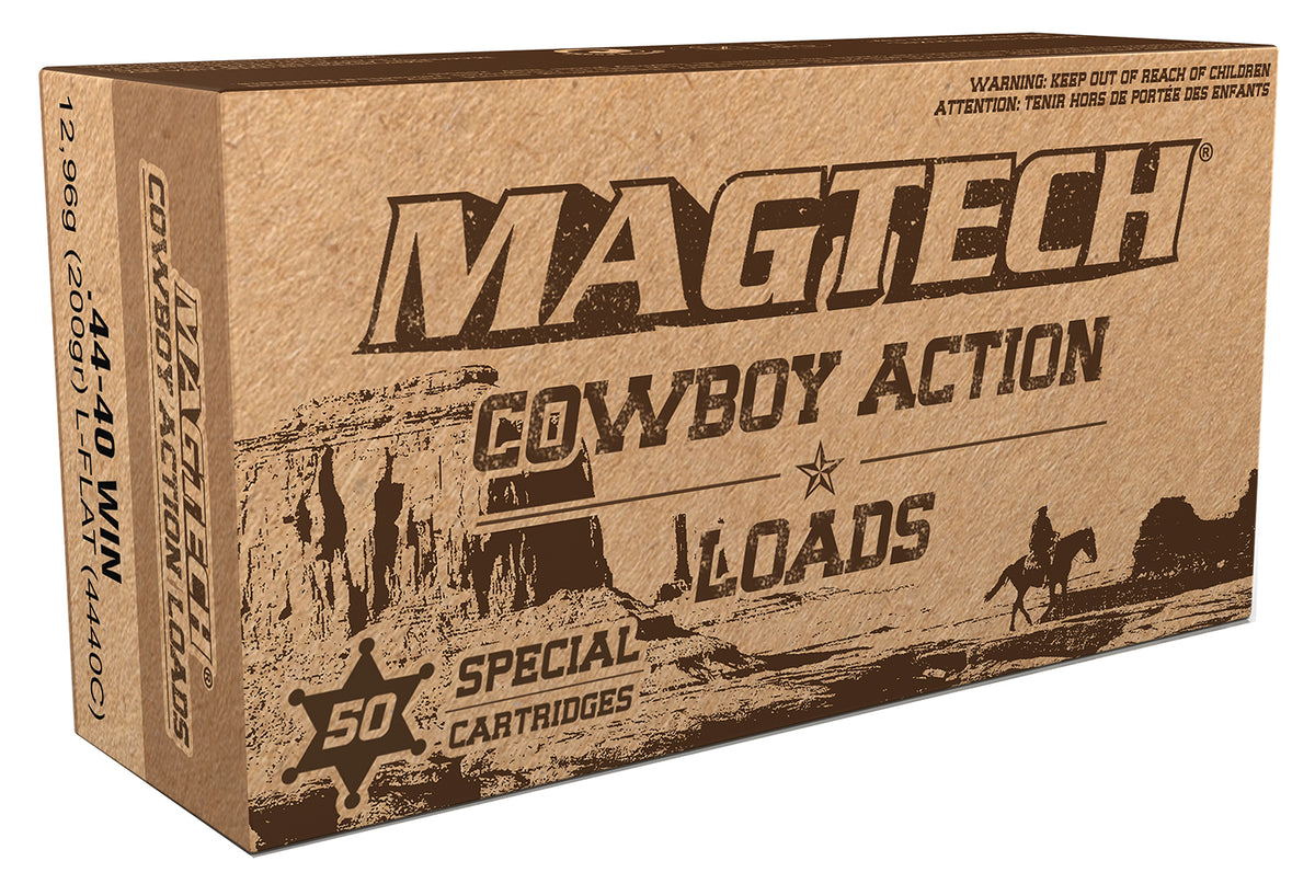 Magtech .44-40 Winchester Cowboy Action Lead Flat Nose 200 Grain 50/Box