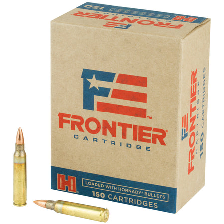 Frontier Cartridge 5.56x45mm NATO Lake City Military Grade XM193 Full Metal Jacket 55 Grain 50/Box [Item 286]
