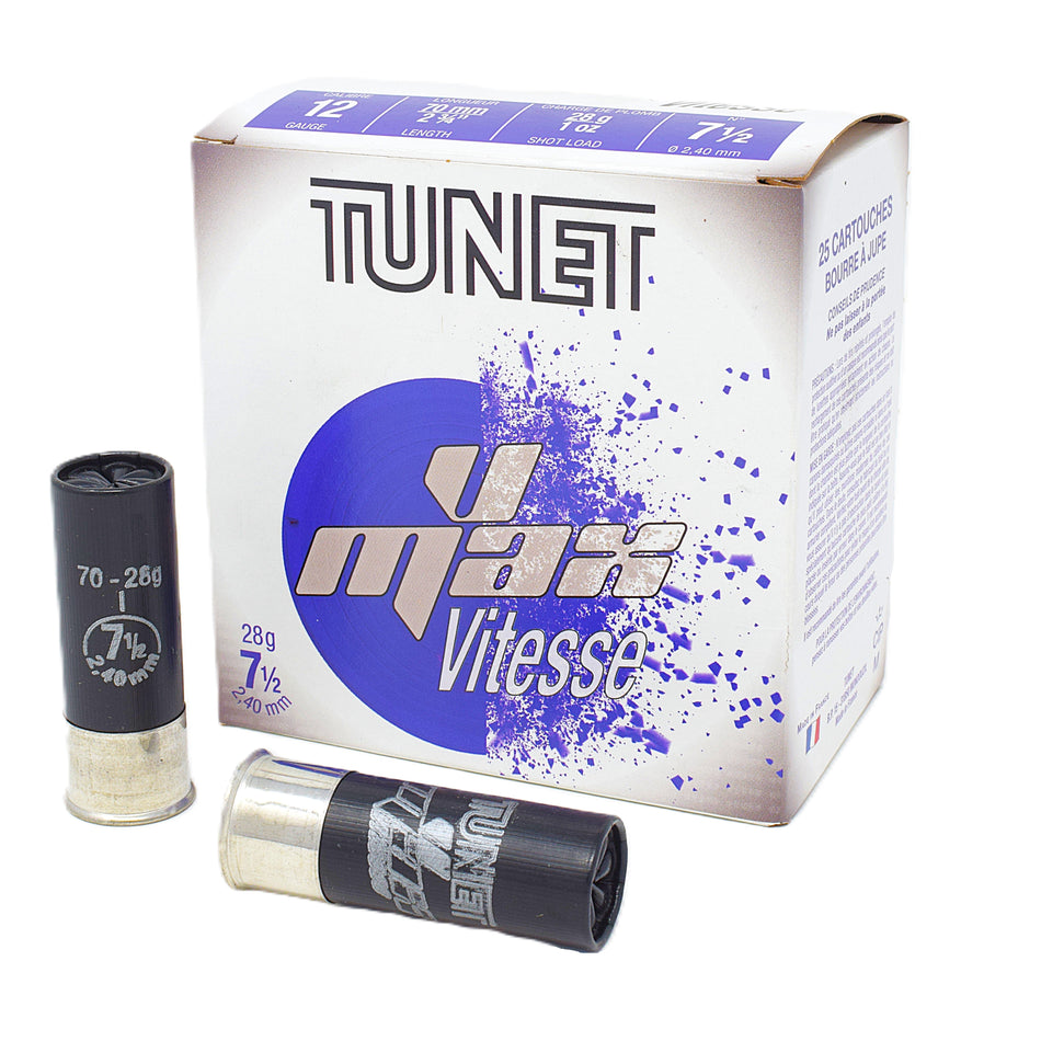 Tunet 12 Gauge 2-3/4" V Max Vitesse 1oz #7.5 Shot
