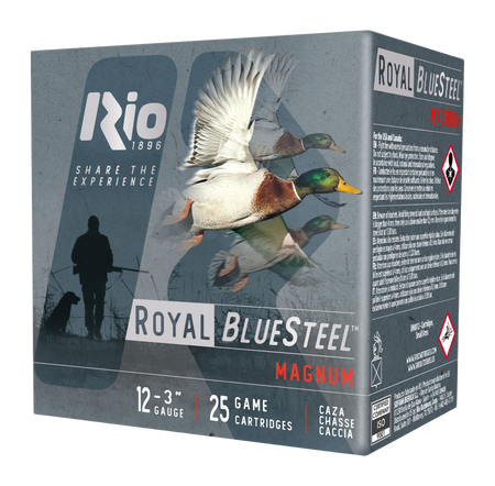 Rio Ammunition 12 Gauge Royal BlueSteel Magnum #3 1-3/8 oz 3 in 25/Box 1300 FPS 3 SHOT