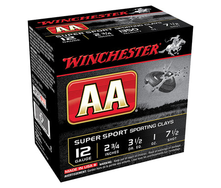 Winchester 12 Gauge  #7.5 1 oz 2.75 in 250/Box [Item 8051]