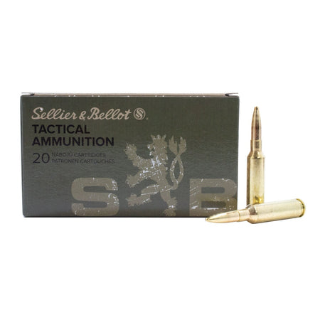 Sellier & Bellot SB65A Rifle 6.5 Creedmoor 140 gr Full Metal Jacket Boat Tail (FMJBT)