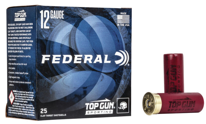 Federal 12 Gauge Top Gun Sporting #7.5 1 oz 2.75 in 250/Box [Item 9431]