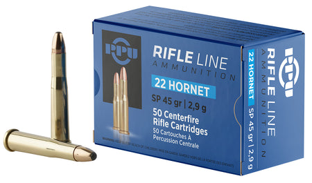 Prvi Partizan .22 Hornet Rifle Soft Point 45 Grain 50/Box