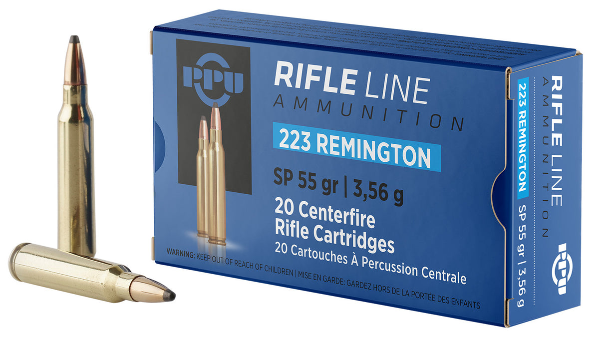 Prvi Partizan .223 Remington Rifle Soft Point 55 Grain 20/Box