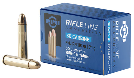 Prvi Partizan .30 Carbine Standard Rifle Full Metal Jacket Round Nose 110 Grain 50/Box