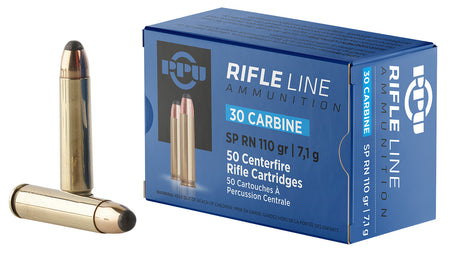 Prvi Partizan .30 Carbine Standard Rifle Soft Point Round Nose 110 Grain 50/Box