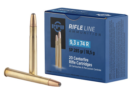 Prvi Partizan 9.3x72mmR Metric Rifle Soft Point 285 Grain 20/Box