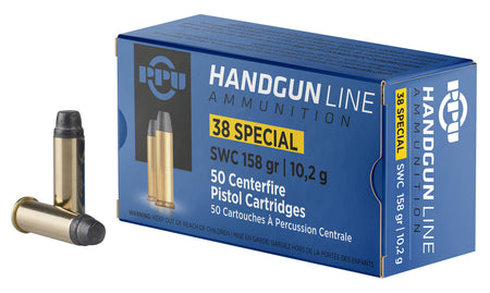 Prvi Partizan .38 Special Handgun Semi Wadcutter 158 Grain 50/Box