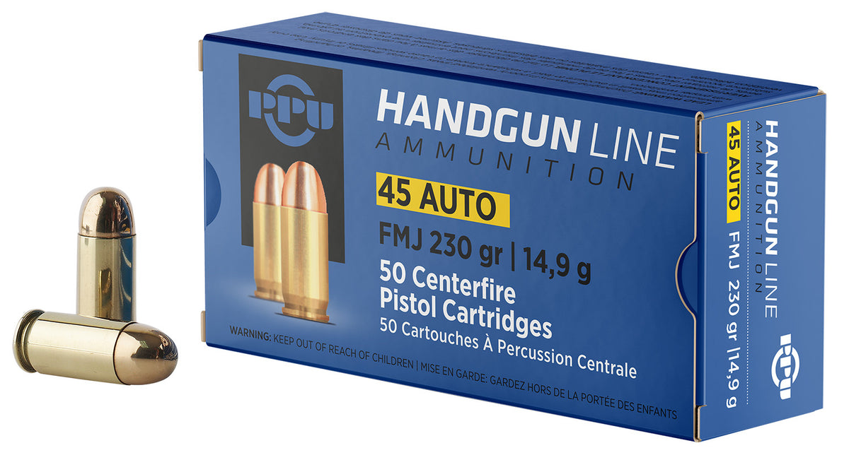 Prvi Partizan .45 ACP/Auto Handgun Full Metal Jacket 230 Grain 50/Box [Item 523]