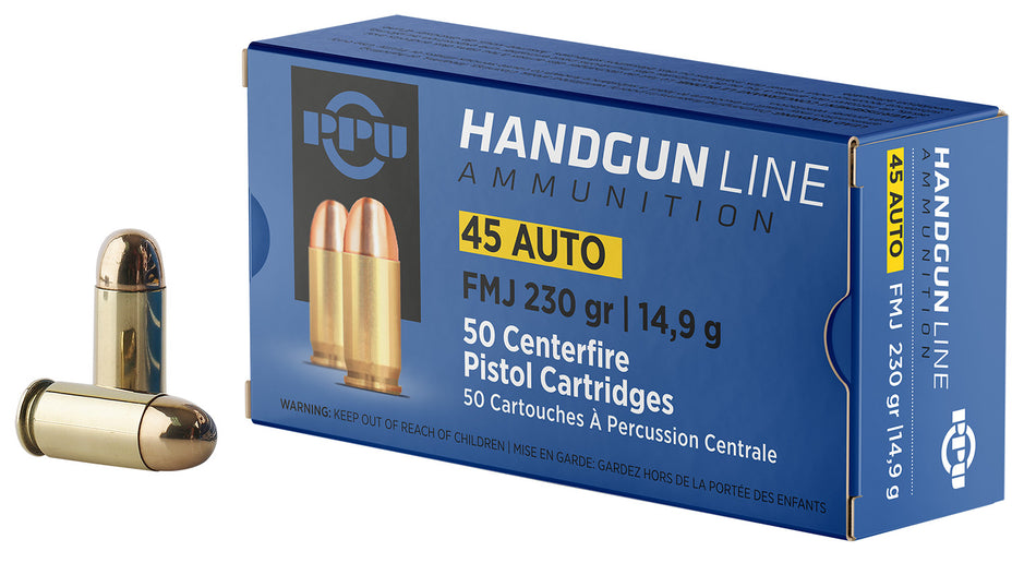 Prvi Partizan .45 ACP/Auto Handgun Full Metal Jacket 230 Grain 50/Box [Item 523]