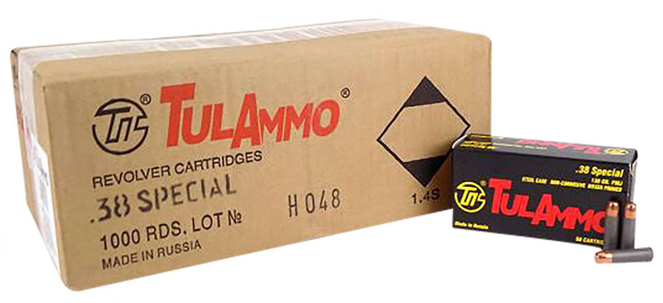 Tulammo .38 Special TULAMMO Full Metal Jacket 130 Grain 1000/Box