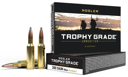 Nosler .300 Rem SAUM Trophy Grade Nosler Spitzer Partition 165 Grain 20/Box