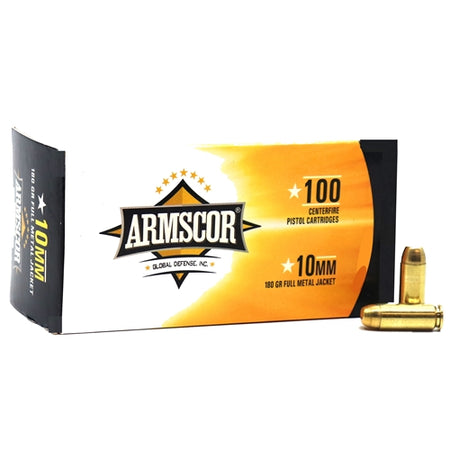Armscor 10mm Auto Competition Value Pack Full Metal Jacket 180 Grain 100/Box [Item 281]