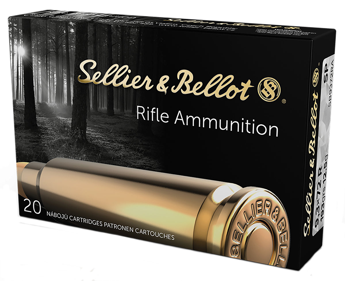 Sellier and Bellot 9.3x72mmR Rifle Soft Point 193 Grain 20/Box