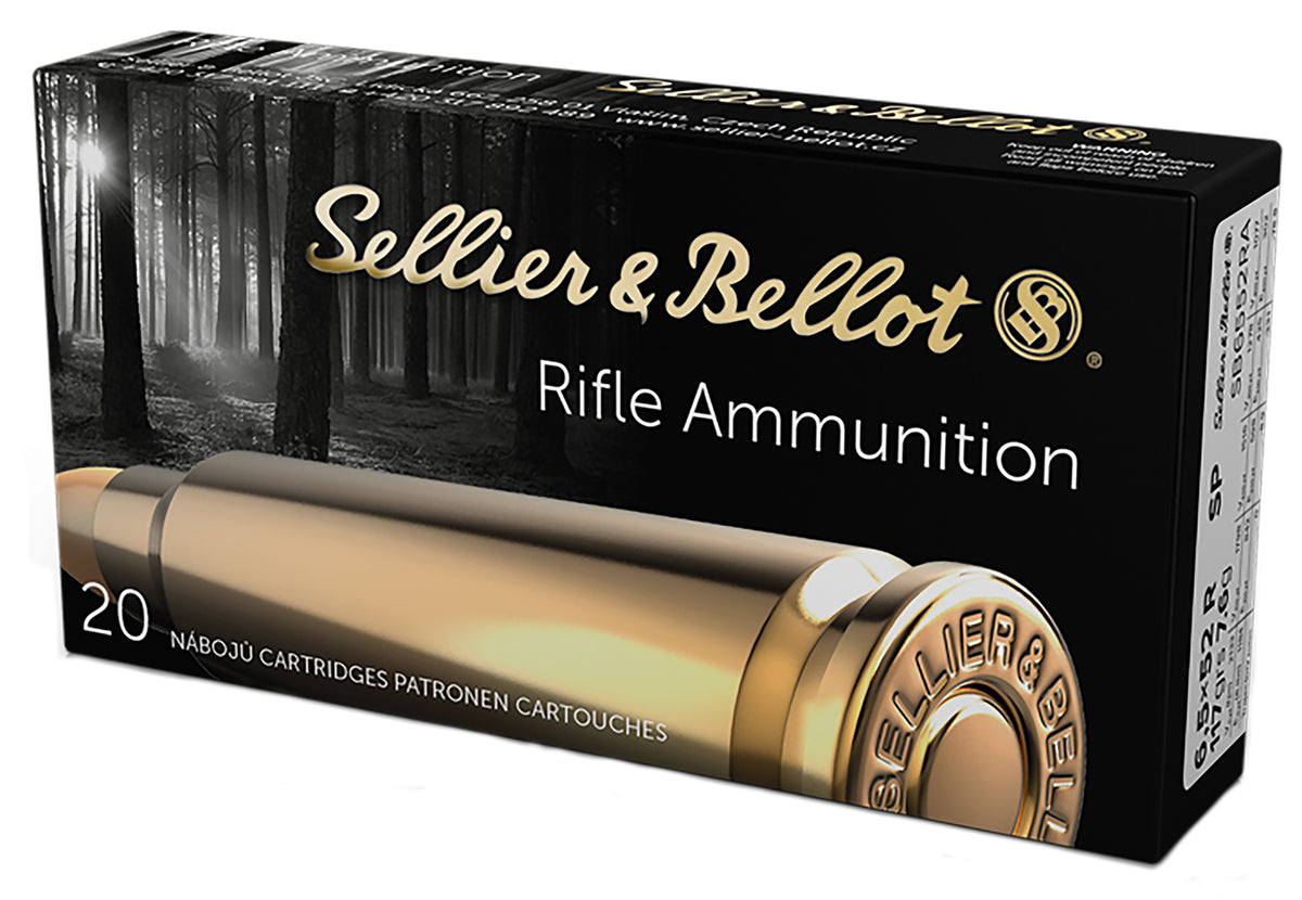 Sellier and Bellot 6.5x52mmR Rifle Soft Point 117 Grain 20/Box