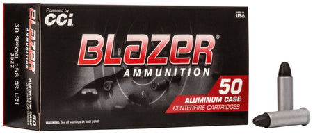 Blazer .38 Special Aluminum Lead Round Nose 158 Grain 50/Box