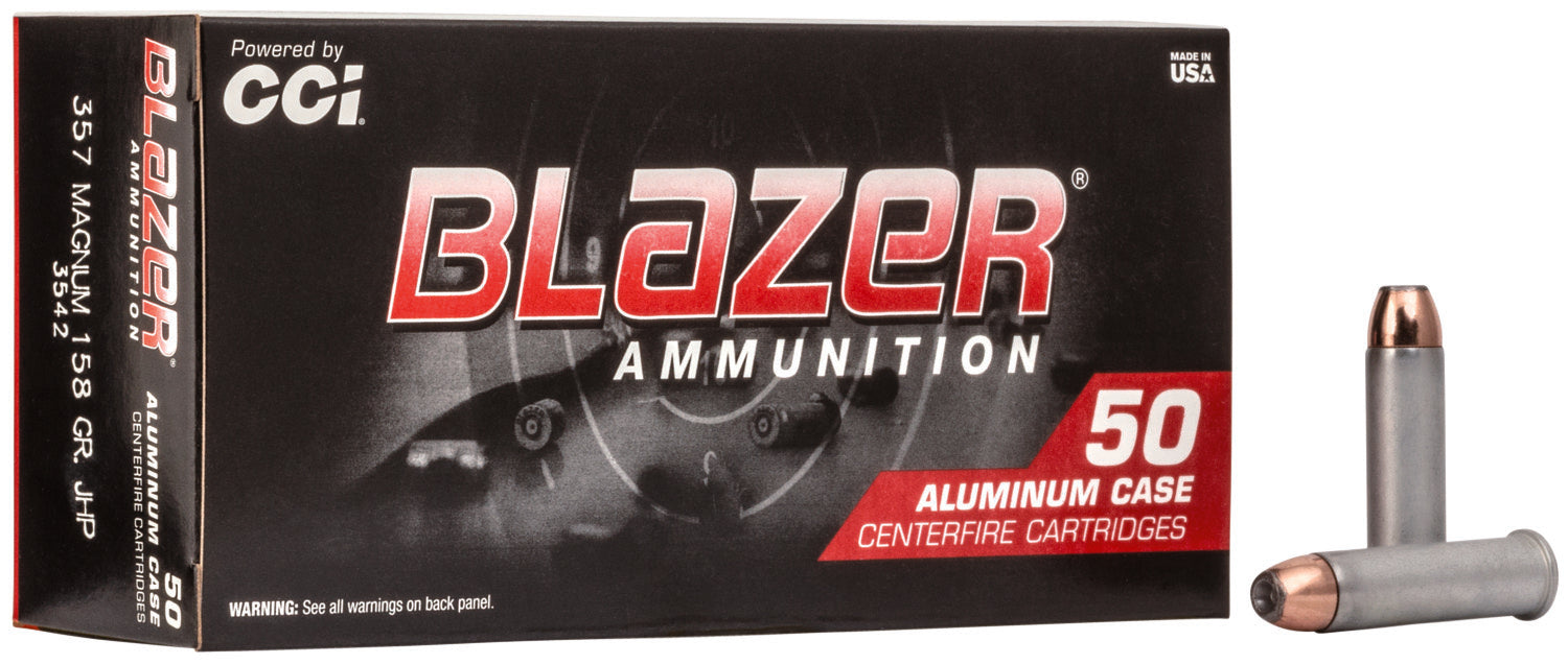 Blazer .357 Magnum Aluminum Jacketed Hollow Point 158 Grain 50/Box