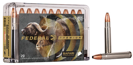 Federal .416 Remington Mag Premium Safari Cape-Shok Swift A Frame 400 Grain 20/Box