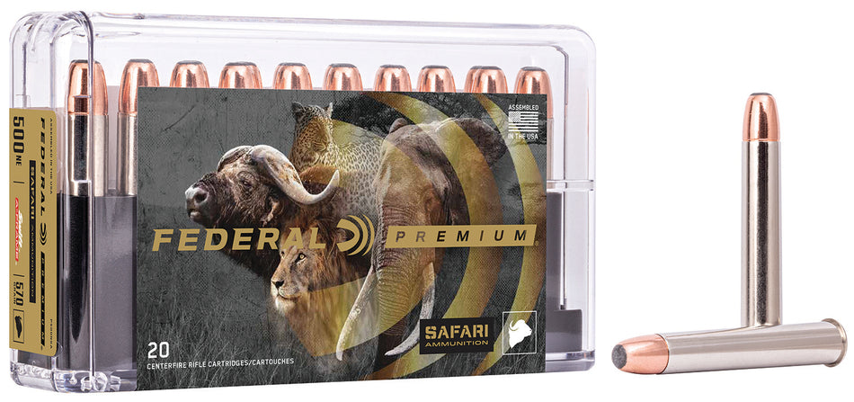 Federal .500 Nitro Express Premium Safari Cape-Shok Swift A Frame 570 Grain 20/Box