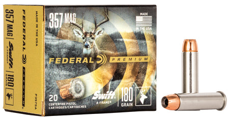 Federal .357 Magnum Premium Swift A Frame 180 Grain 20/Box