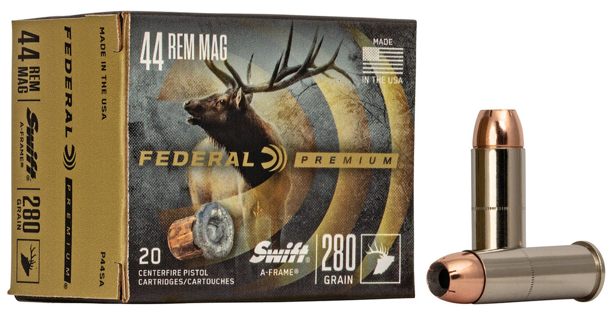 Federal .44 Magnum Premium Swift A Frame 280 Grain 20/Box