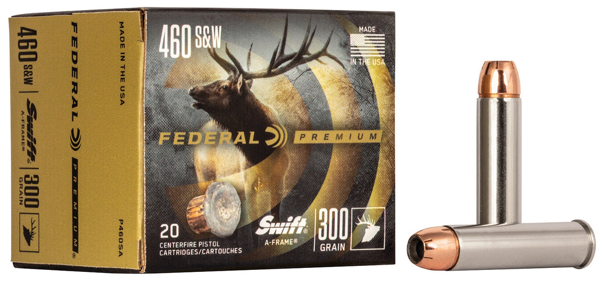 Federal .460 S&W Mag Premium Swift A Frame 300 Grain 20/Box