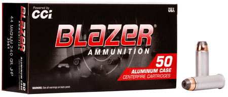 Blazer .44 Magnum Aluminum Jacketed Hollow Point 240 Grain 50/Box