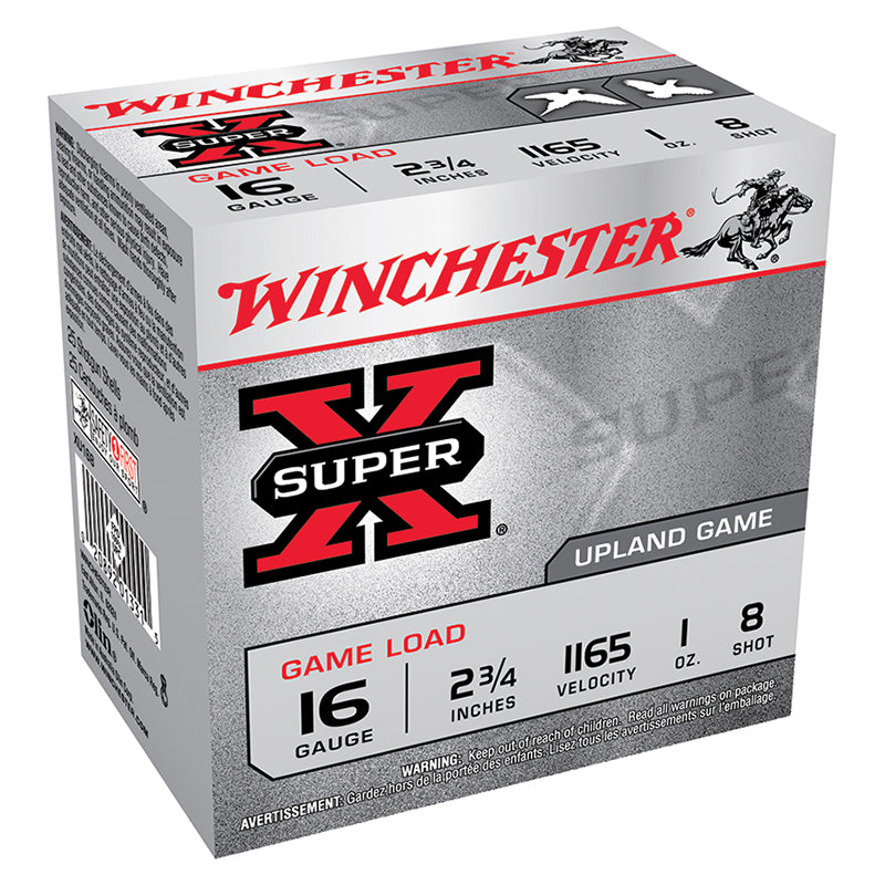 Winchester 16 Gauge  #8 1 oz 2.75 in 250/Box