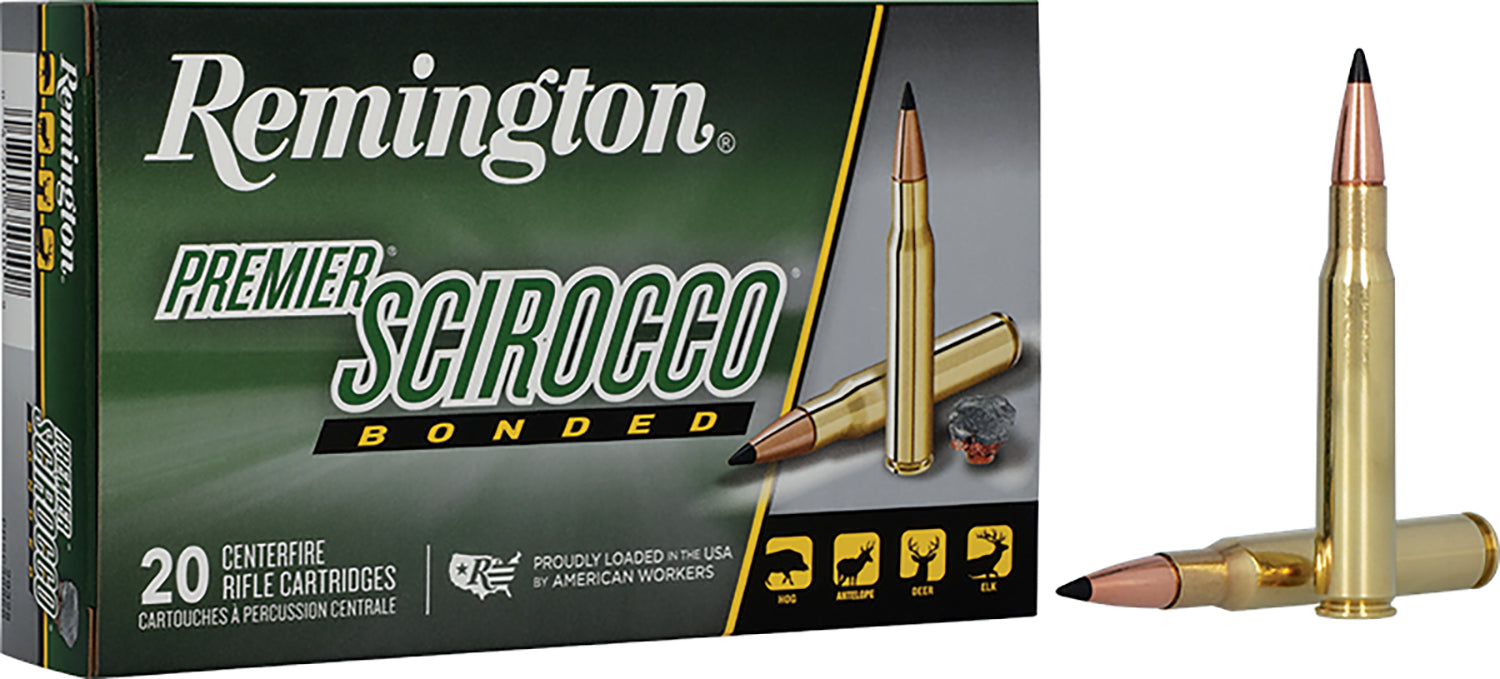 Remington 7mm Remington Mag Premier Scirocco Bonded Swift Scirocco II Bonded Polymer Tip 150 Grain 20/Box