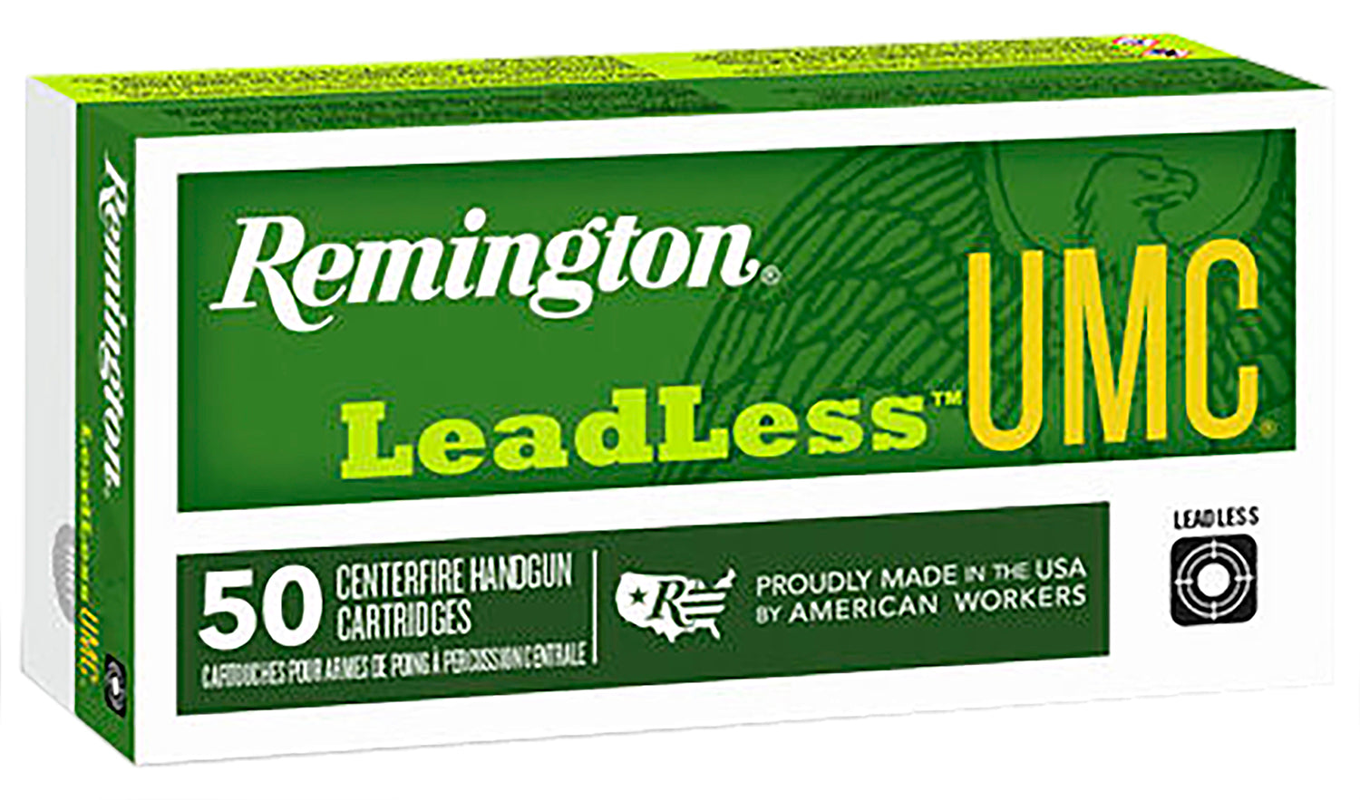 Remington .40 S&W UMC Leadless Flat Nose Enclosed Base 180 Grain 50/Box
