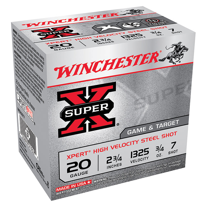 Winchester 20 Gauge  #7 3/4 oz 2.75 in 250/Box