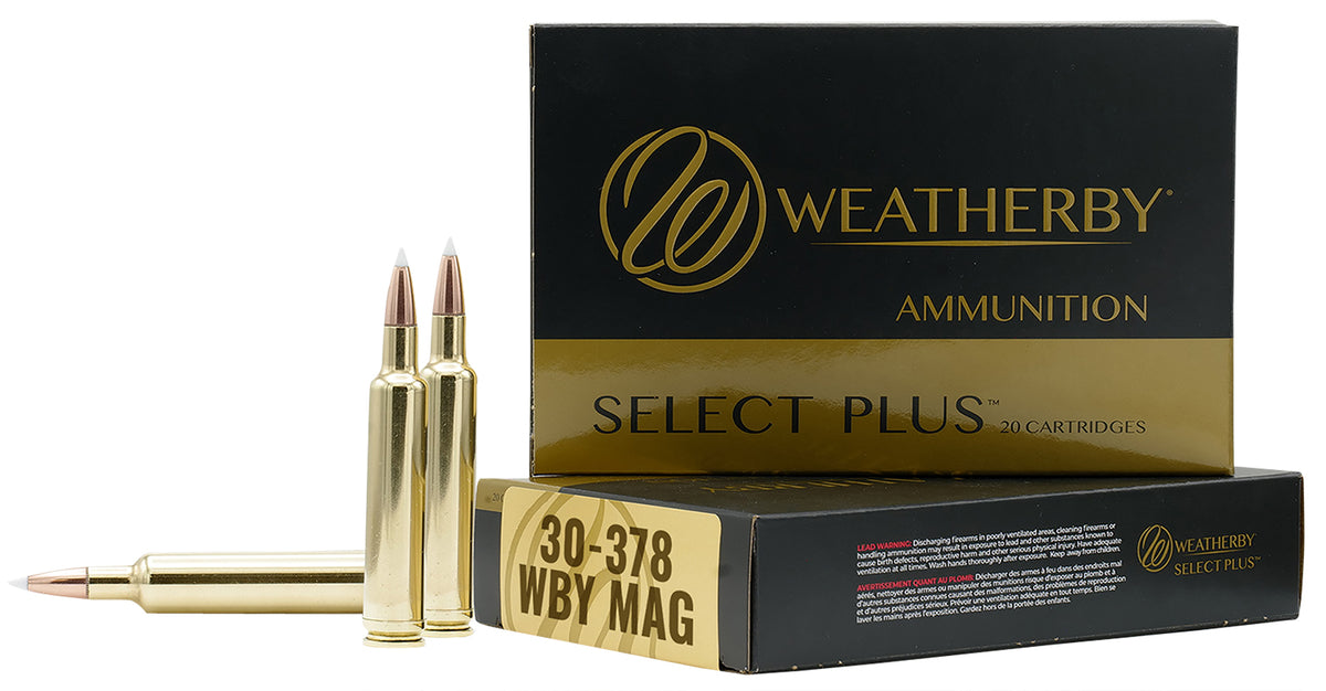Weatherby .30-378 Weatherby Mag Select Plus Hornady ELD-X 220 Grain 20/Box