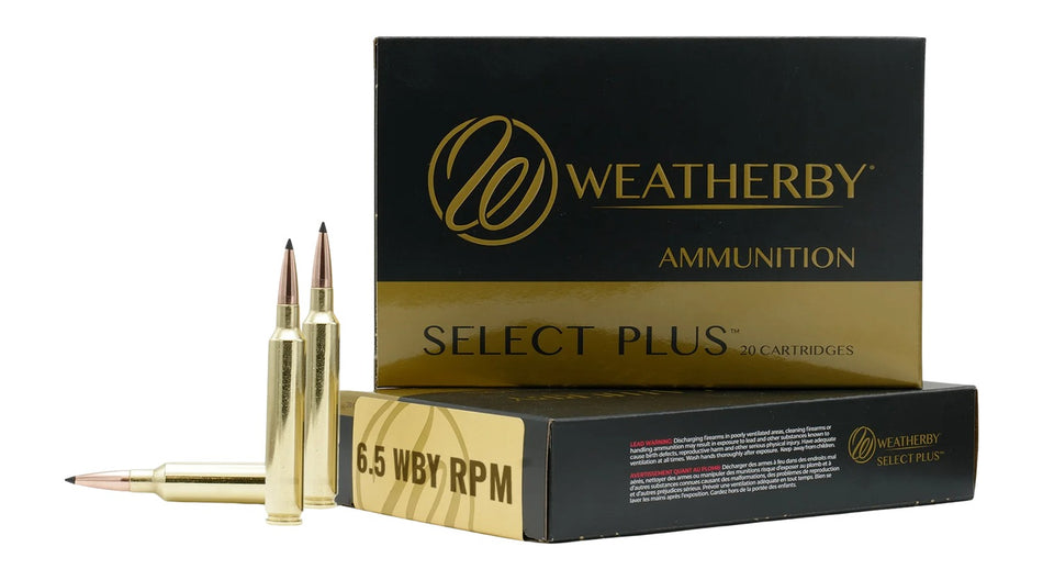 Weatherby 6.5 Weatherby RPM  Jacketed Hollow Point 156 Grain 20/Box