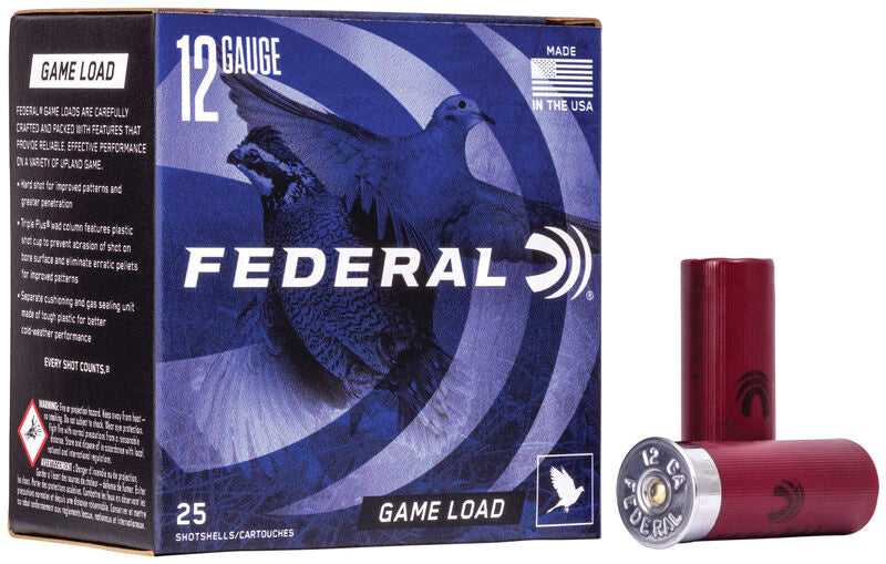 Federal 12 Gauge Game-Shok Game Load Upland #6 1 oz 2.75 in 250/Box