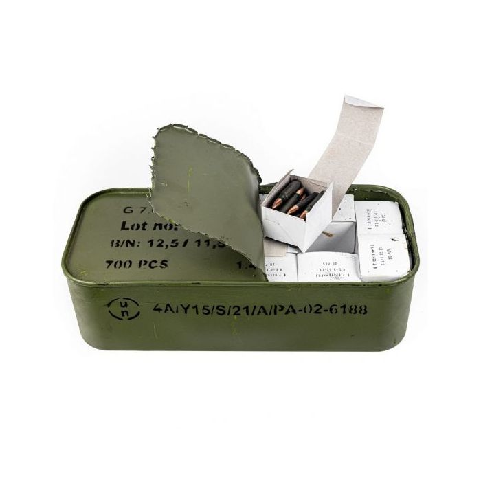 Century Arms 7.62x39mm Steel Case Lead Core Romanian Full Metal Jacket Boat Tail 123 Grain 700/Box