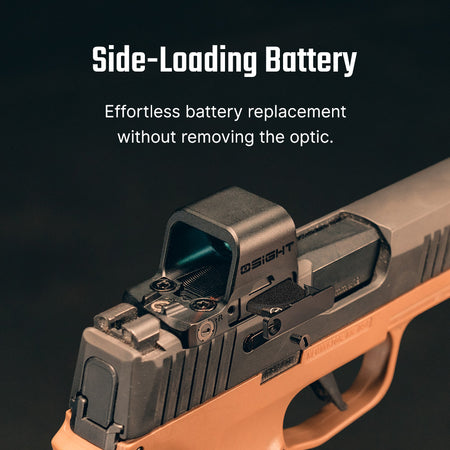 Osight K 6 MOA Red Dot Sight with RMSc Footprint and Side-Loading Battery