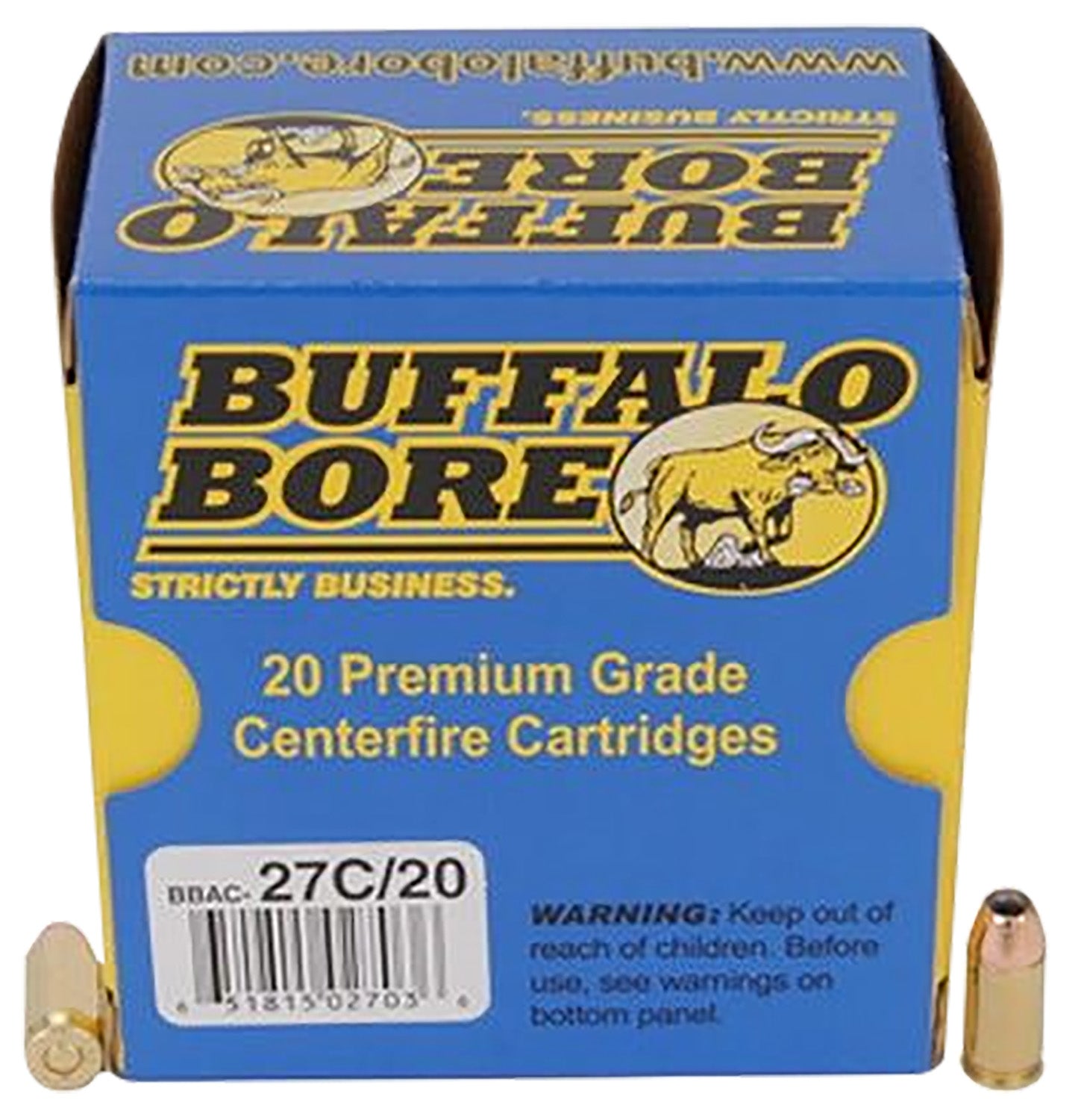 Buffalo Bore .380 ACP/Auto Personal Defense Jacketed Hollow Point 90 Grain 20/Box
