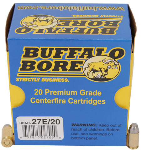 Buffalo Bore .380 ACP/Auto Standard Pressure Hard Cast Flat Nose 100 Grain 20/Box