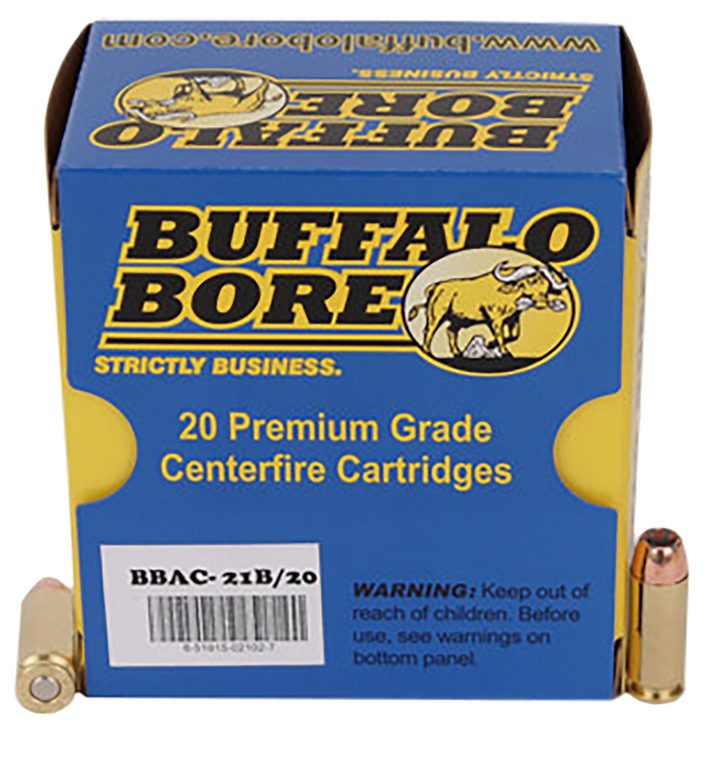 Buffalo Bore 10mm Auto Heavy Jacketed Hollow Point 180 Grain 20/Box
