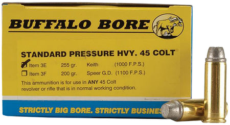 Buffalo Bore .45 Long Colt Standard Pressure Gas Checked Soft Cast 255 Grain 20/Box